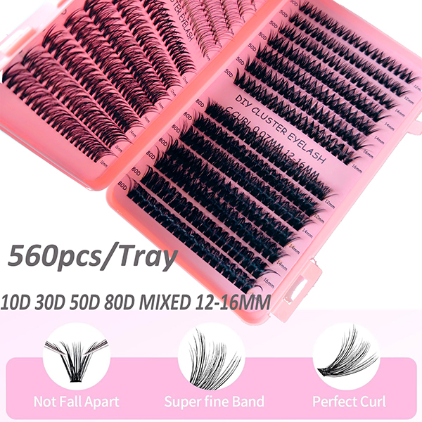 DIY Eyelash Extensions  Clusters