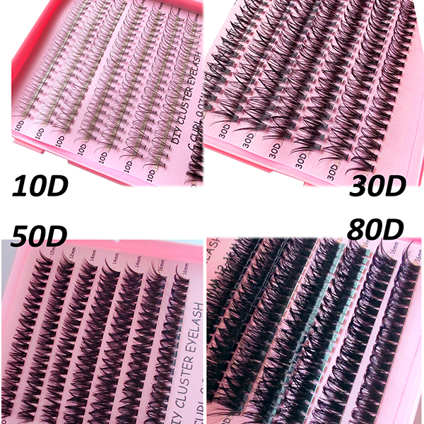 DIY Eyelash Extensions  Clusters