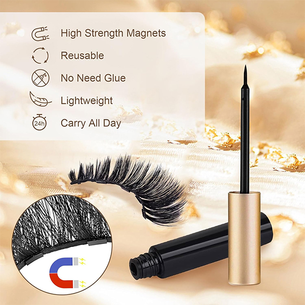 5 pair magnetic eyeliner lashes kit 